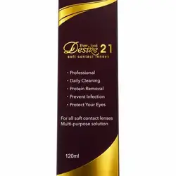 Desire 21 soft contact lenses Solution 