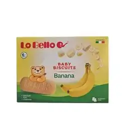 Banana biscuits for babies +6 months 200g - LO BELLO FOSFOVIT