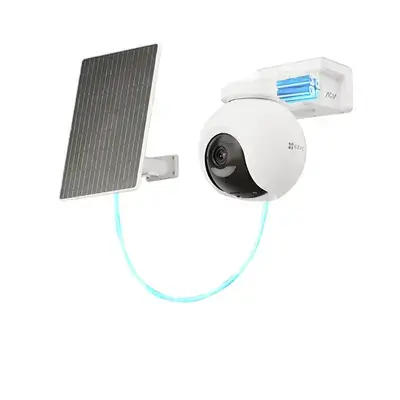 EZVIZ CB8 4K Outdoor Pan & Tilt Battery Security Camera Kit with Solar Panel (Model CS-CB8-R200(4K)/SP)