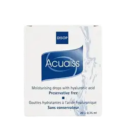 Acuaiss Moisturizing Drops with Hyaluronic Acid Preservative Free 20 x 0,35ml _ DISOP