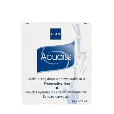 Acuaiss Moisturizing Drops with Hyaluronic Acid Preservative Free 20 x 0,35ml _ DISOP