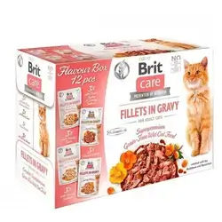 Brit Care Cat Pouches Fillets In Gravy 12x85g