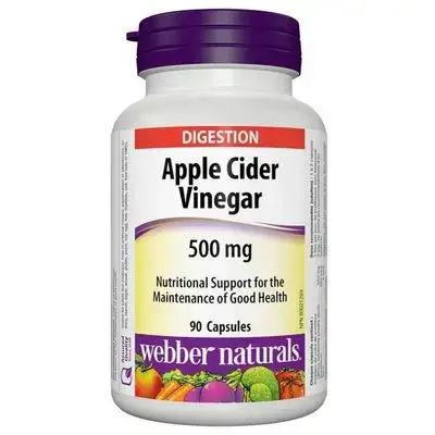 Apple Cider Vinegar Webber Naturals 90 Capsules
