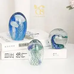 Glass Ball With Jellyfish X3