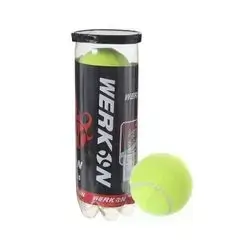 Werkon 919 Training Tennis Balls (Pack of 3) — Yellow