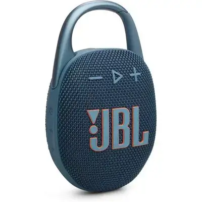 JBL Clip 5 Bluetooth Speaker – Blue Color – Ultra Portable Waterproof Speaker