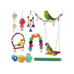 E245 – Bird Toy Set Mix 12Pcs