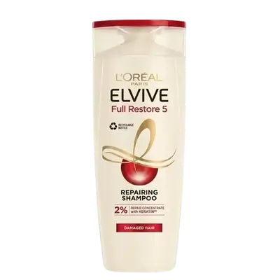 ELVIVE Full Restore 5 Repairing Shampoo For Damaged Hair 400ml _ L'OREAL PARIS