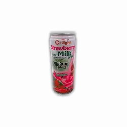 C-Light Strawberry Milk 240 ml