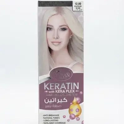 YARAN KERATIN with KERA PLEX HAIR COLOR SYSTEM - 12.00 PLATINUM BLOND