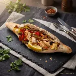 Chicken Sandwich with Hajari Samun