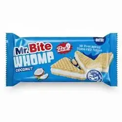 Mr. Bite Whomp Wafers With Coconut Flavour 44g
