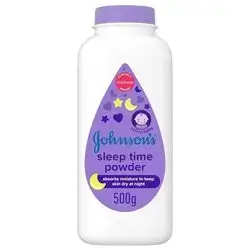 JOHNSON'S Baby Powder - Sleep Time, 500g //بودرة بيد تايم للأطفال من جونسون - 500 جم