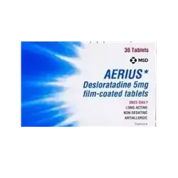 Aerius (Desloratadine 5mg) 30 Film Coated Tablets _ MSD