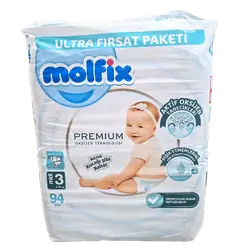 Molfix Premium Diapers No. 3, 94 Count