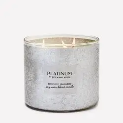 Bath&Body Platinum candle