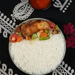 دجاج بالخضار