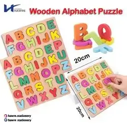 Alphabet puzzle board 20x20cm