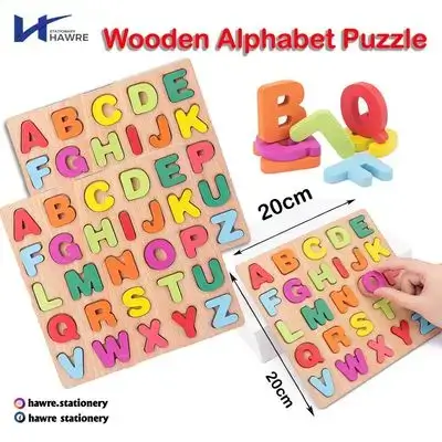 Alphabet puzzle board 20x20cm