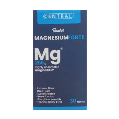 Magnesium Forte 250mg Highly Absorbable 30 Tablets _ CENTRAL