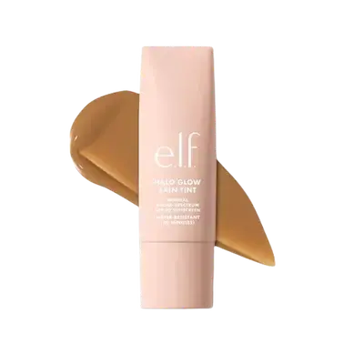 Halo Glow Skin Tint Light Coverage Dewy Finish Mineral SPF50 10 TAN NEUTRAL 30ml _ e.l.f