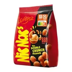 Lorenz Nicnacs Double Crunch Peanuts Barbecue 110 Gm