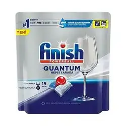 Finish Dishwashing Tablets Quantum 15 Pcs