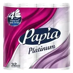 Papia Toilet Platinum 4 Ply 32 Rolls