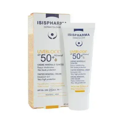 UVEBLOCK SPF50TINTED MINERAL CREAM 40ML
