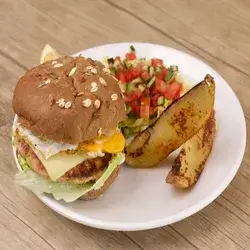 Chicken Burger With Egg