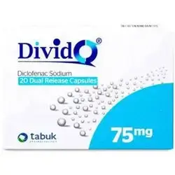 Divido (Diclofenac Sodium) 75mg 20 Dual Release Capsules_Tabuk