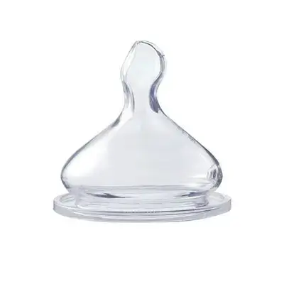 Orthodontic Cleft Lip Wide Neck Silicone Nipple (2Pcs) (+6)