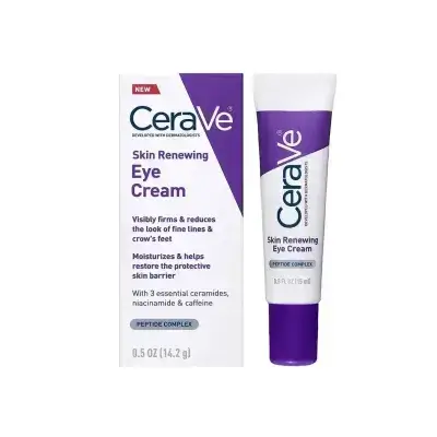 Cera Ve - Skin Renewing Eye Cream with Caffeine, Peptides, Hyaluronic Acid - 15ml