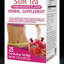 Hyleys Slim Tea in pomegranate flavor