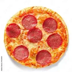 Salami Pizza