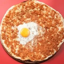 Lahmacun with Egg Medium