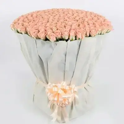 Imported Natural Rose Bouquet – 139 Flowers