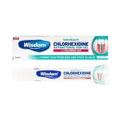 wisdom chlorhexidine antibacterial gum healthwith hyluronic acid