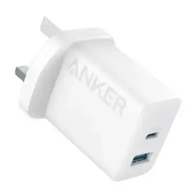 Anker USB C Plug, iPhone Charger, 20W Dual Port USB Fast Wall Charger