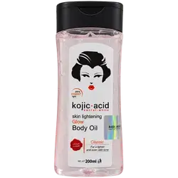 Kojic Acid Secret White Skin Lightening Glow Body Oil 200ml _ NVAi