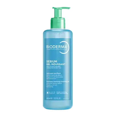 Sebium Purifying Cleansing Foaming Gel 400ml _ BIODERMA