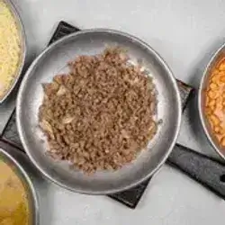 Rice And Broth With Minced Meat