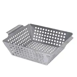 Barbecue Basket 25X21X8Cm Sılver