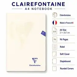 Notebook ,French ( A4) Size,69 pages.