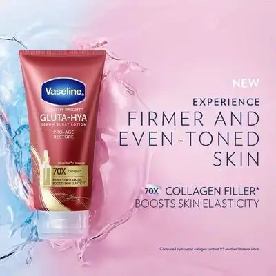 Vaseline Healthy Bright Gluta-Hya Serum Burst Lotion Pro-Age Restore (300ml)