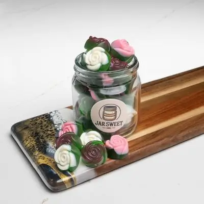 Rose Jelly Gum Jar