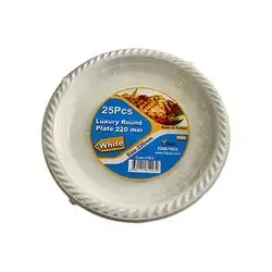 Disposable Plate 25 Pcs - 220Mm