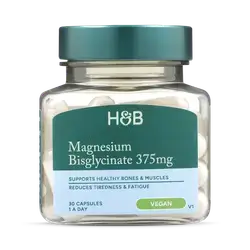 hob magnesium bisglycinate 375mg 30cap