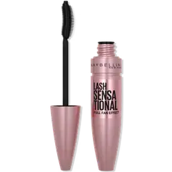 Maybelline New York Volume Mascara, Washable, Full Fan Effect, Long Eyelashes, Clump free, Lash Sensational, Very Black