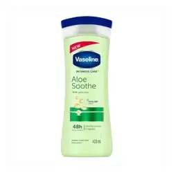 لوشن فازلين تهدئة وترطيب الألوة فيرا 400مل af - Vaseline aloe soothe and moisture lotion 400ml af